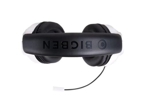 BIG BEN PS4OFHEADSETV3WHITE écouteur/casque Avec fil Arceau Jouer Noir, Blanc