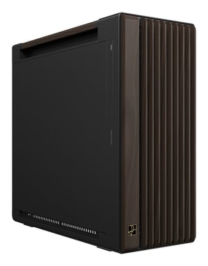 ASUS ProArt PA602 Wood Edition Modern Black - Metal Panel Midi Tower Noir, Bois