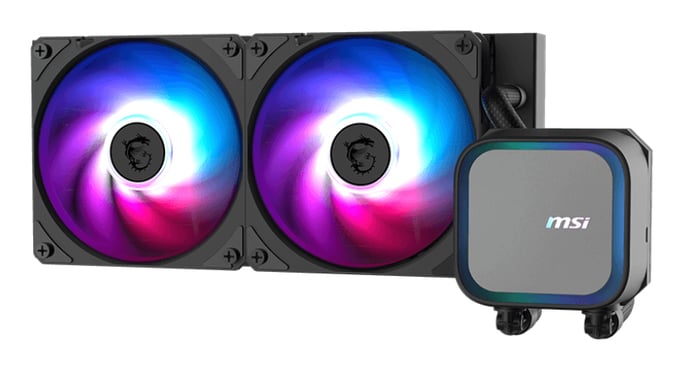 MSI MAG CORELIQUID A13 240 Scheda madre, processore Kit di raffreddamento a liquido 12 cm Nero