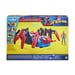 Marvel Spider-Man Fighting Spider Vehicle, giocattolo da supereroe per bambini, lancia acqua e proiettili, da 4