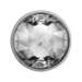 PopSockets PopGrip, Cristal Disco Argent