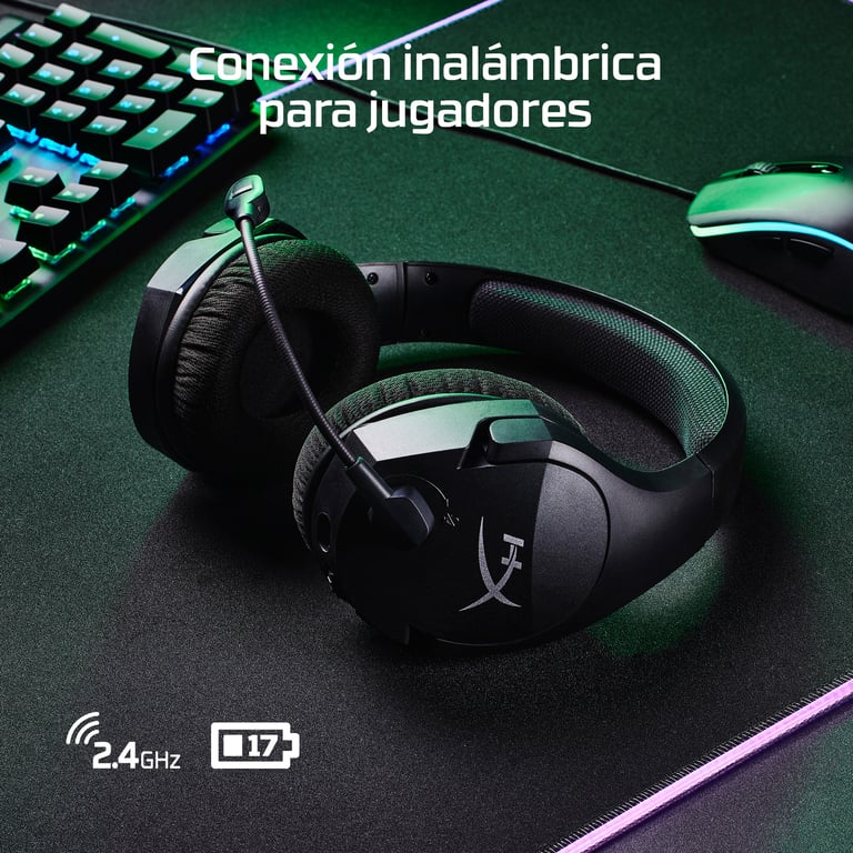 HyperX Cloud Latex Core - Casque pour jeux sans fil + 7.1 (noir) - Neuf