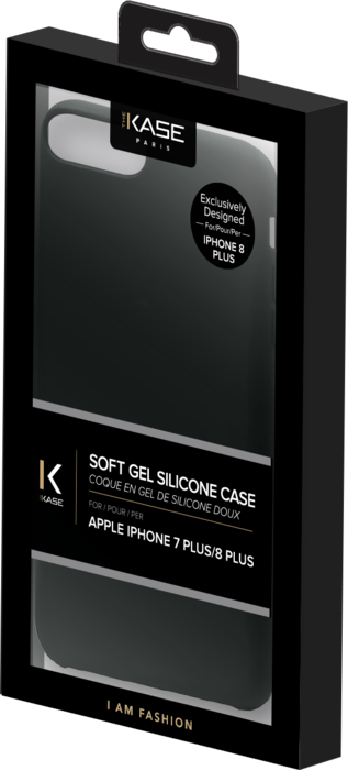Funda antigolpes de gel de silicona suave para Apple iPhone 15 Pro Max,  Negro satinado - The Kase
