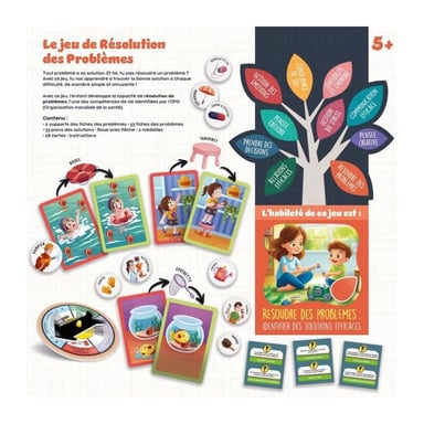 Résolution des problemes - Jeu de Plateau - LIFE SKILLS - Plateau illustré