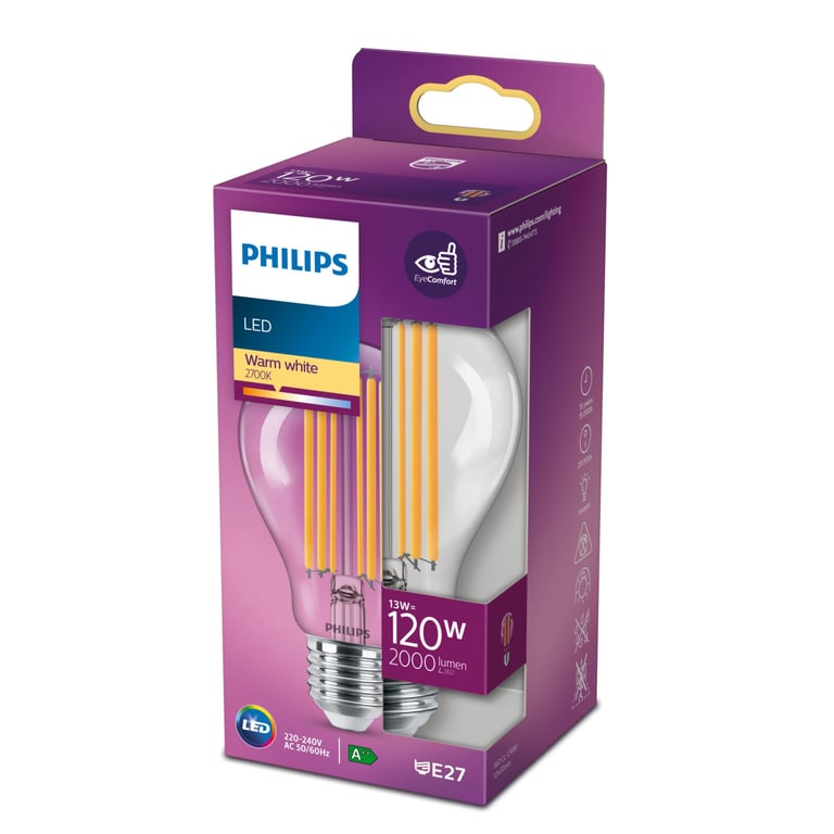 Philips 8718699764357 ampoule LED chaud 2700 K E27 D Neuf - vue 2
