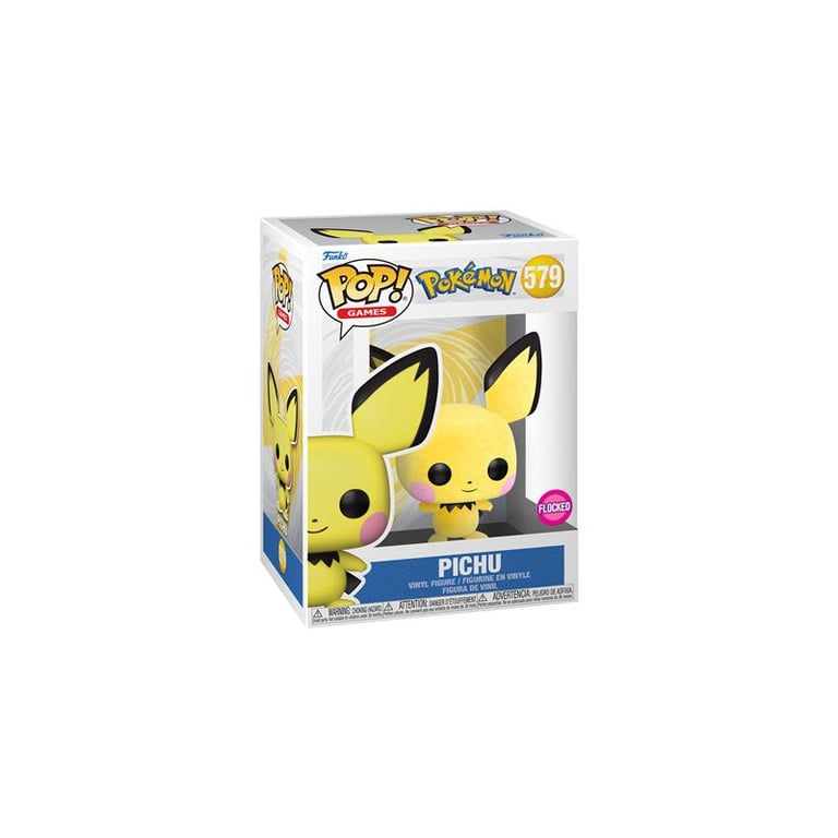 Funko POP Pokémon Pichu Floqué Exclusif 579 - vue 3