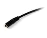 StarTech.com Cable de 1m de Extensión Alargador de Auriculares Headset Mini-Jack 3,5mm 4 pines Macho a Hembra