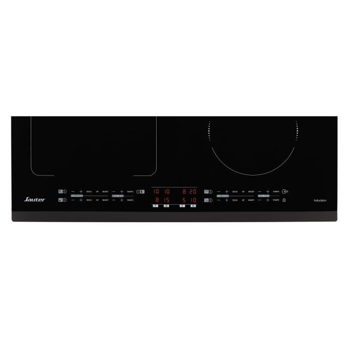 Table de Cuisson Induction SAUTER 4 foyers L60 x P51cm SPI4664B Revêtement verre - vue 4