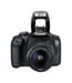 Canon EOS 2000D + Kit fotocamera reflex EF-S 18-55 mm f/3,5-5,6 III 24,1 MP CMOS 6000 x 4000 pixel Nero