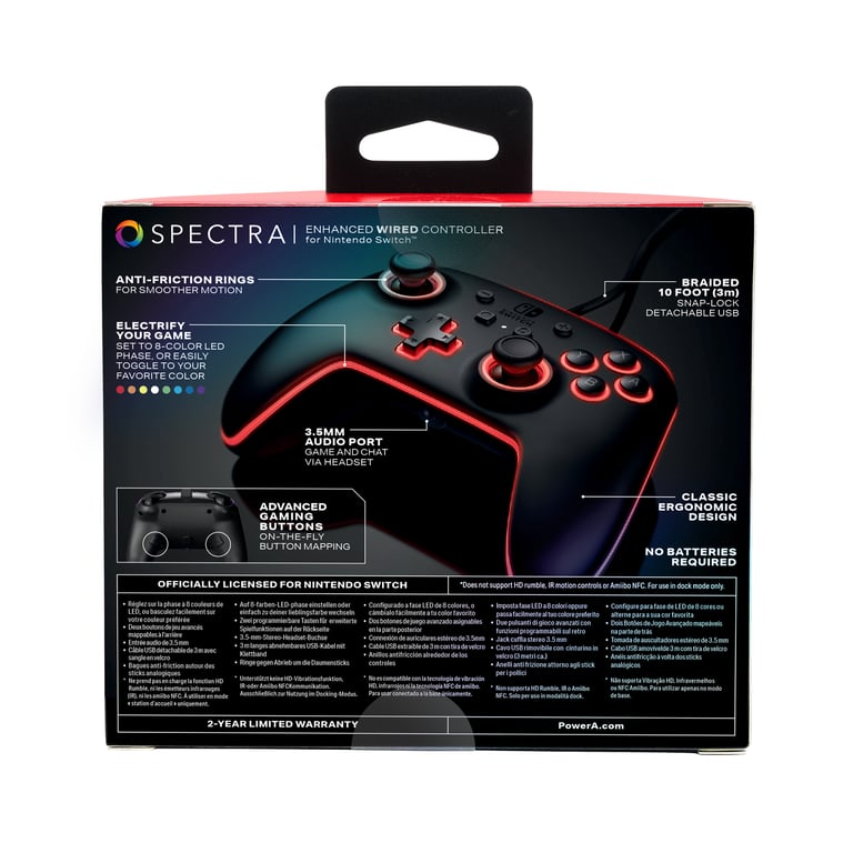 PowerA 1521519 01 accessoire de jeux vidéo USB Manette de jeu AnalogiqueNumérique Nintendo Switch Neuf - vue 10
