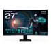 GIGABYTE GS27QCA 27'' Moniteur Gaming Incurvé QHD - 2560 x 1440, 180Hz, 1ms, 250 cd/m², FreeSync, HDR Ready, HDMI 2.0, DisplayPort 1.4