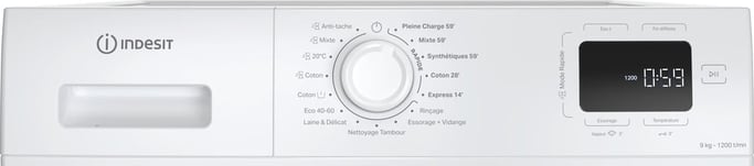 Lave linge hublot Indesit IM962MYTIMEFR