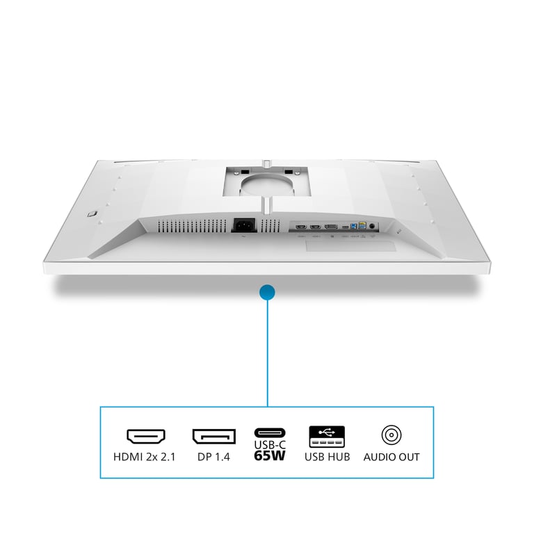 Philips Evnia 5000 27M2N5901A Écran LED jeux 27 3840 x 2160 4K UHD @ 160 Hz Fast IPS 450 cdm² 1000:1 DisplayHDR 400 0.5 ms 2xHDMI DisplayPort USB C haut parleurs... - vue 5