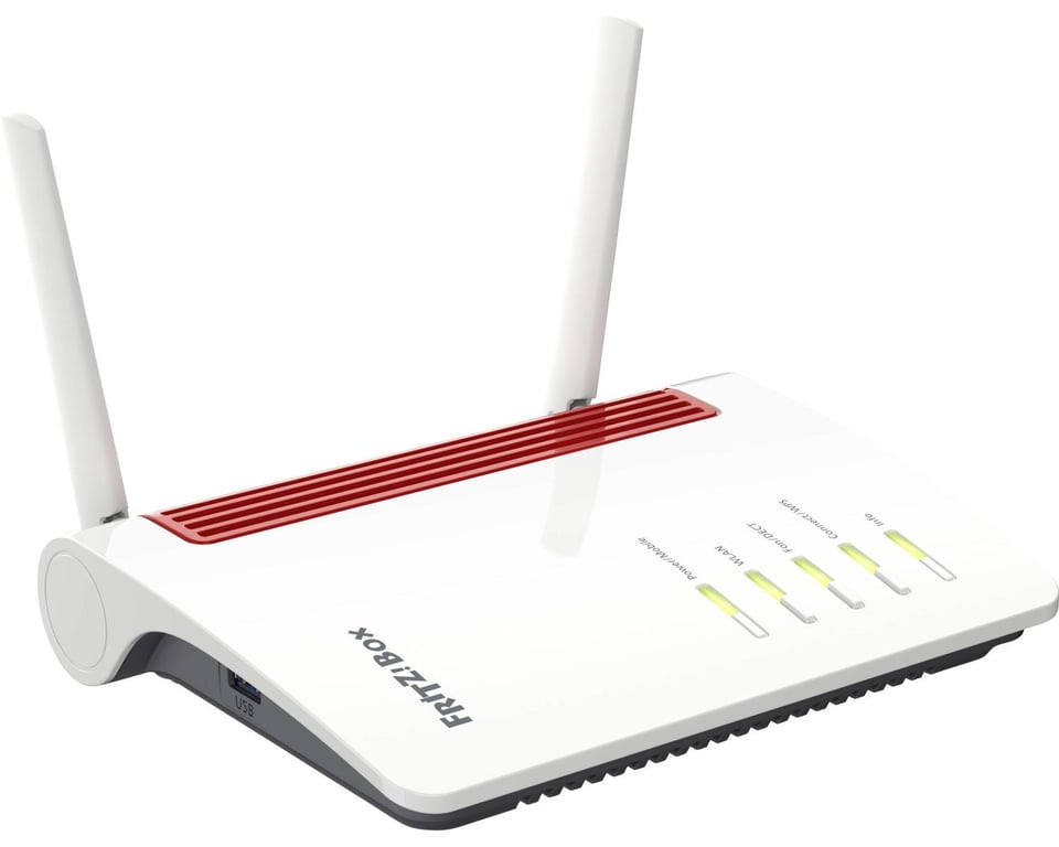 FRITZ!Box 6850 5G routeur sans fil Gigabit Ethernet Bi bande 2 4 GHz / 5 GHz Neuf