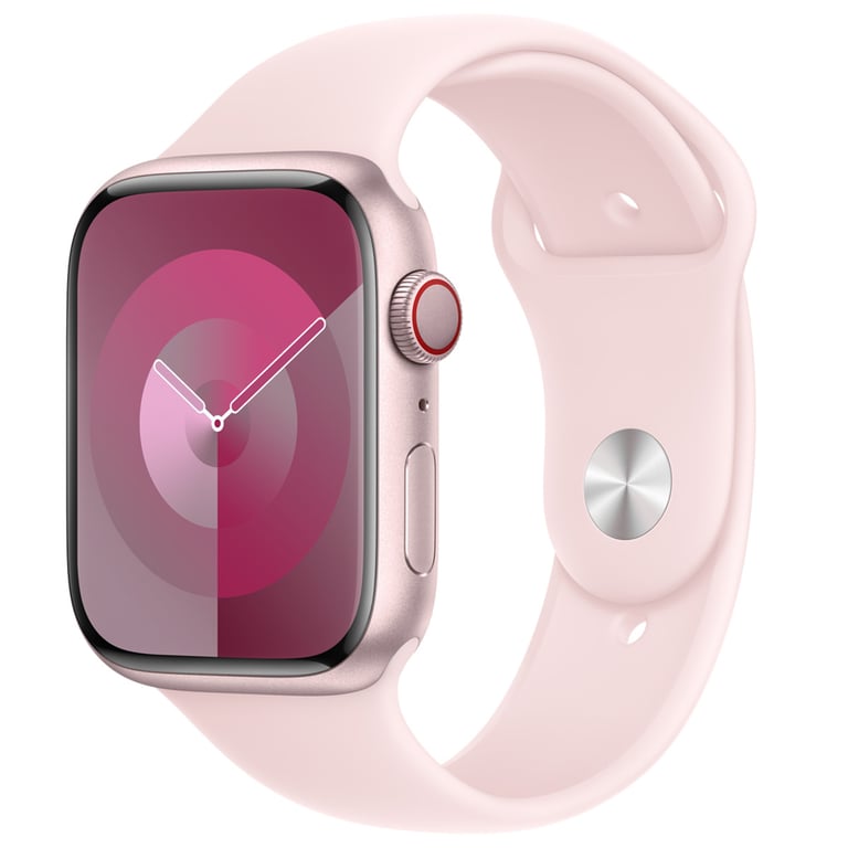 Bracelet Sport pour Apple Watch Series 1 t/m 11 / SE / Ultra (44/45/46/49 mm) - Taille M/L - Light Pink - Neuf