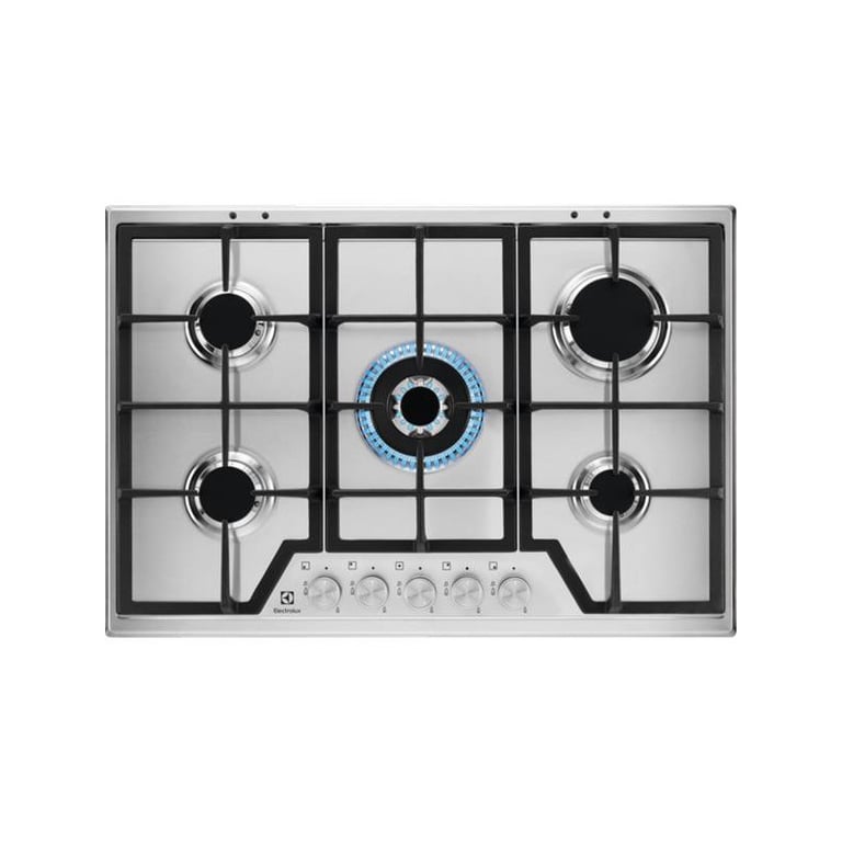 ELECTROLUX Table de cuisson 5 foyers gaz Largeur 74 4 cm KGS7536SX - vue 6