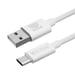 KODAK Cable USB a USB-C - Cable de carga y datos de alta velocidad, compatible con carga rápida, transferencia rápida, 1 m de longitud - Blanco.