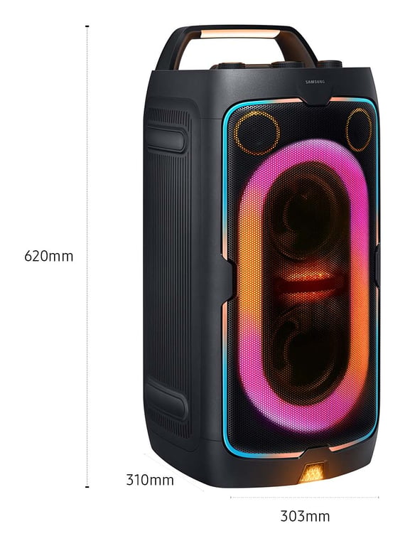 Orateur Samsung MX-ST40F – Portable Bluetooth 160 W avec Batterie Intégrée - vue 3