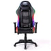 Fauteuil gaming Amstrad ELITE-LED-KRAKEN - Noir et gris - Eclairage LED 576 effets - Télécommande - Accoudoir 2D