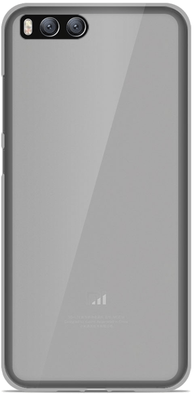 Coque silicone unie compatible Givré Blanc Xiaomi Mi 6