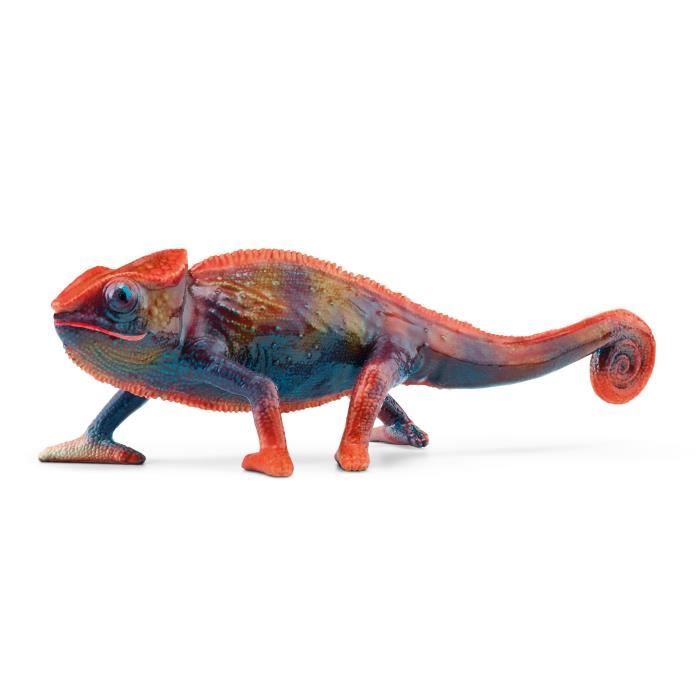 Figurine Caméléon Figurine qui change de couleur avec la chaleur jouet pour enfants dès Schleich 14858 WILD LIFE - vue 4