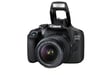 Canon EOS 2000D BK 18-55 IS + SB130 +16GB EU26 Kit d'appareil-photo SLR 24,1 MP CMOS 6000 x 4000 pixels Noir