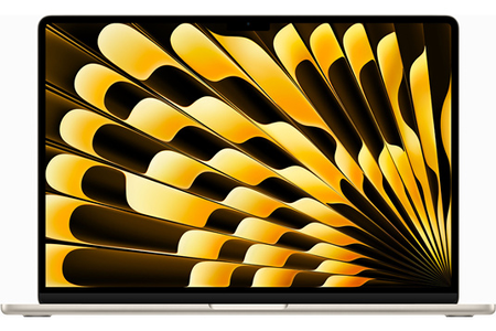 MacBook Air M2 (2023) 15.3', 3.5 GHz 512 Go 8 Go  Apple GPU 10, Lumière stellaire - AZERTY