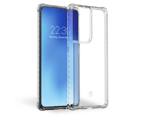 Coque Renforcée Samsung G S21 Ultra 5G AIR Garantie à vie Transparente Force Case