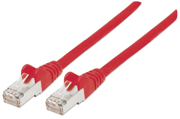 Intellinet 3m Cat6 S/FTP cavo di rete Rosso S/FTP (S-STP)