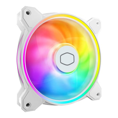 Cooler Master MasterFan MF120 HALO² White Edition Boitier PC Ventilateur 12 cm Blanc - Neuf