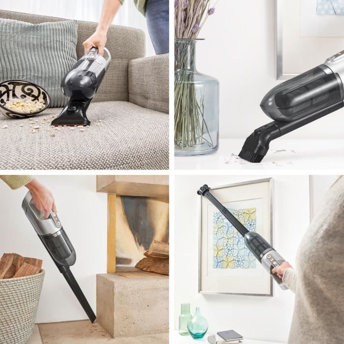 BOSCH BBH3ALL23 Aspirateur balai sans fil 2en1 et multifonction Flexxo 2 vitesses 23V 50 mn d'autonomie Champagne métallisé - vue 3