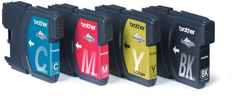 Brother LC1100VALBP Cyan Jaune - vue 4