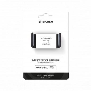BigBen Connected Soporte de coche para smartphone ajustable en ventilación Negro