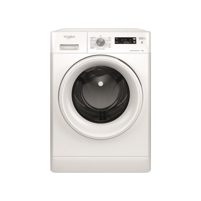 WHIRLPOOL Lave linge frontal 60 cm 9 kg 1200 trmn FFSP9269WFR - vue 6