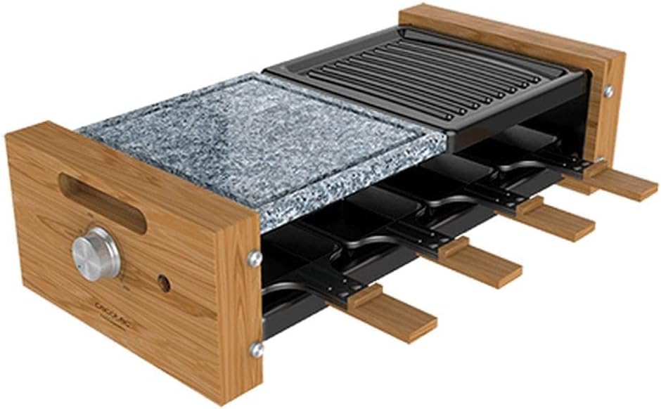 Raclette 1200?W 8 poêles mix grill antiadhésive Neuf