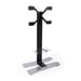 Support TV Erard 039051 190,5 cm (75'') Réglable en Hauteur avec Tablette en Verre Trempé et Roulettes