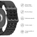 imoshion Bracelet Ocean en silicone pour Samsung Galaxy Watch 8 (40/44mm) / Classic (46mm) - Noir
