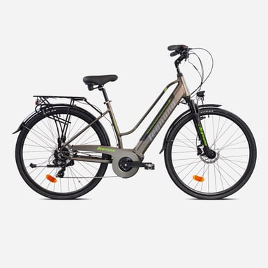 Legnano 22A22648 bicicletta elettrica Alluminio Grigio L 71,1 cm (28'') 25 kg Litio