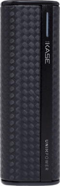Batería externa Fashionista, 2600 mAh, negro grafito