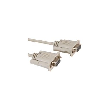 ROLINE 1.8m 9-pin RS232 câble Série Gris 9-pin D-SUB RS232