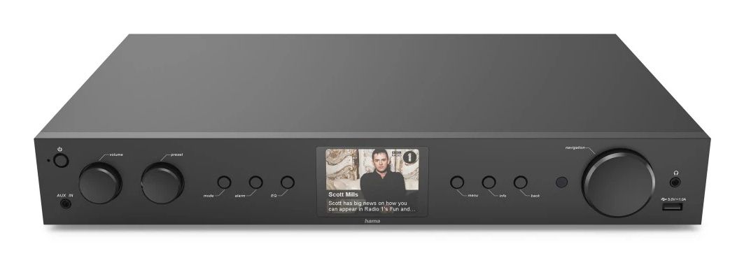 Sintonisateur HiFi Hama DIT2105 – Radio Numérique DAB+, Bluetooth