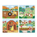 Set di 4 Puzzle Evolutivi a Tema Fattoria