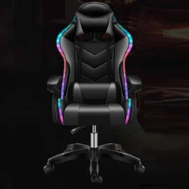 Fauteuil GAMER HP Bluetooth Gris-Noir