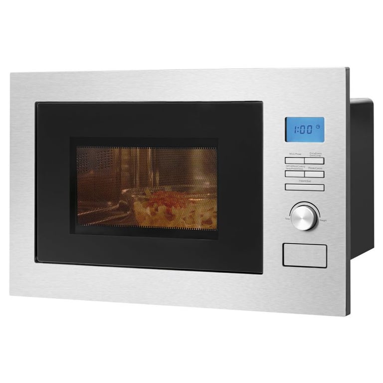 Micro ondes encastrable avec grill Inox Bomann MWG3001HEB - vue 3