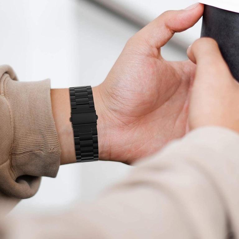 Bracelet en acier inoxydable pour Garmin VivoActive 4 Neuf - vue 3