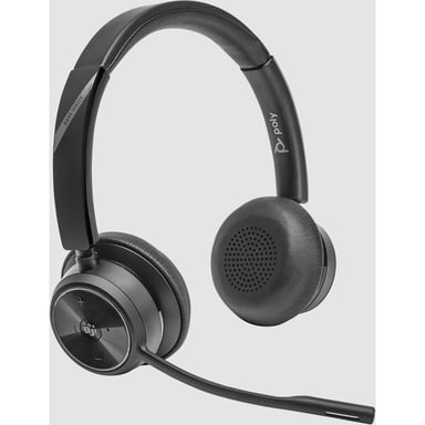 HP Poly Micro-casque Poly Savi 7420 Office stéréo DECT 1 880-1 900 MHz certifié Microsoft Teams - Neuf Noir - vue 3