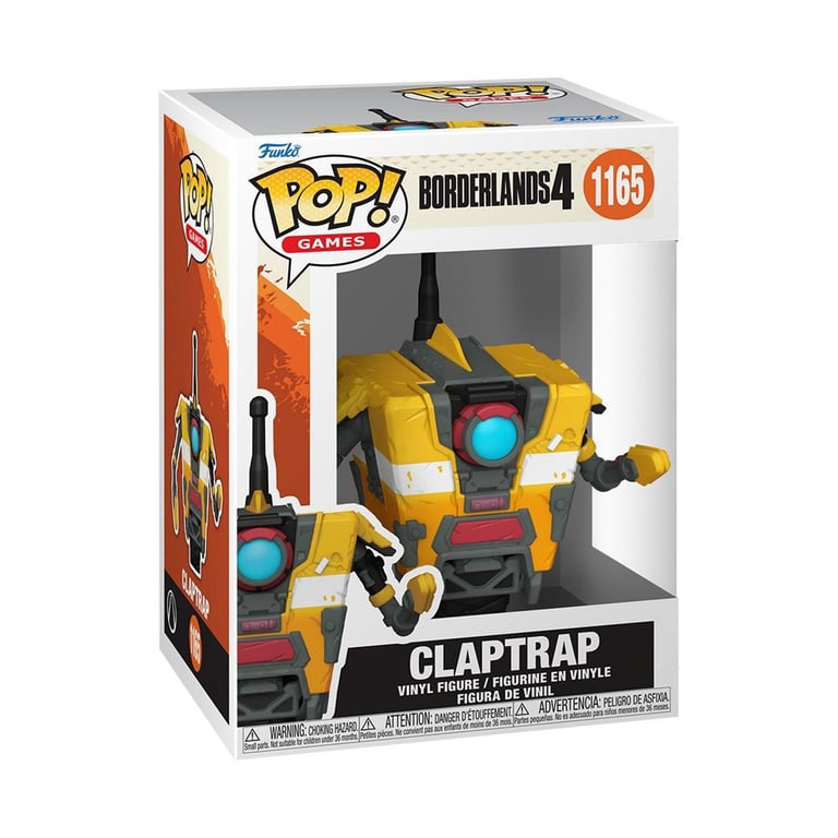 Borderlands 4 Figurine POP! Claptrap 9 cm - vue 3