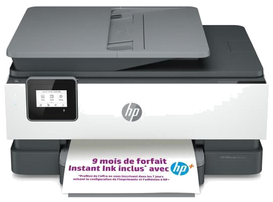 Imprimante HP tout-en-un jet d'encre Officejet pro 8014e - Idéal pour les professionnels - 9 mois d'