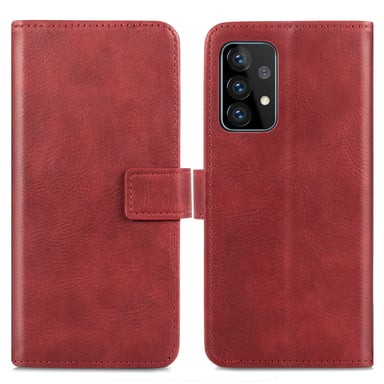 imoshion Étui de télephone portefeuille pour Samsung Galaxy A52(s) (5G/4G) - Rouge