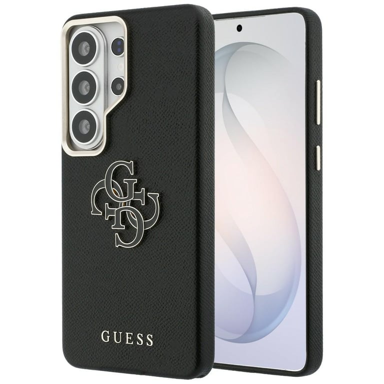 Guess Coque Grained Big 4G Metal Logo pour Samsung Galaxy S26 Ultra